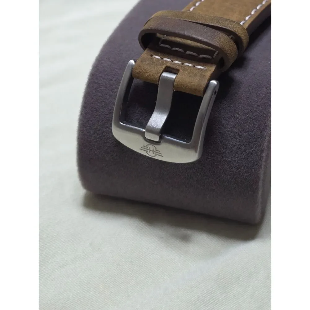 Harbinger Conquest HC1 Automatic Pilot Watch Sapphire Leather + Steel Bracelet